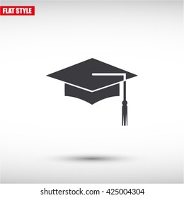 Graduation . vector icon 10 EPS