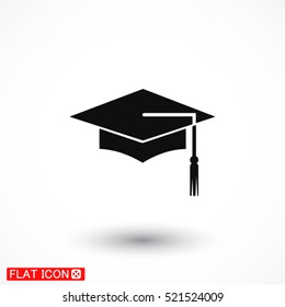 Graduation . vector icon 10 EPS