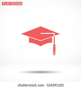 Graduation . vector icon 10 EPS