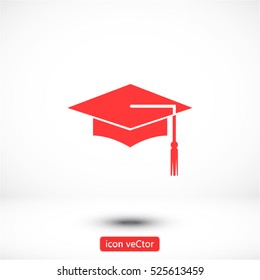 Graduation . vector icon 10 EPS