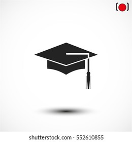 Graduation . vector icon 10 EPS