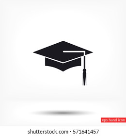 Graduation . vector icon 10 EPS