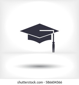 Graduation . vector icon 10 EPS