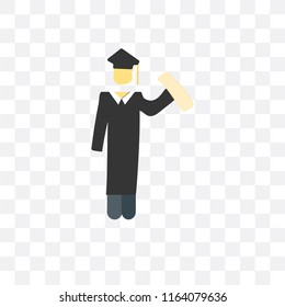 College Graduate Icon Transparent Stock Vectors Images Vector