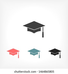 Graduation Vector icon . Lorem Ipsum Illustration design