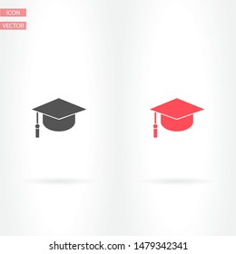 Graduation Vector icon . Lorem Ipsum Illustration design