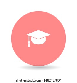 Graduation Vector icon . Lorem Ipsum Illustration design