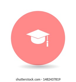 Graduation Vector icon . Lorem Ipsum Illustration design