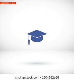 Graduation Vector icon . Lorem Ipsum Illustration design