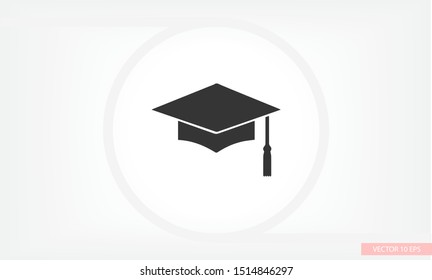 Graduation Vector icon . Lorem Ipsum Illustration design