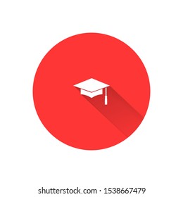 Graduation Vector icon . Lorem Ipsum Illustration design