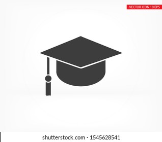 Graduation Vector icon . Lorem Ipsum Illustration design