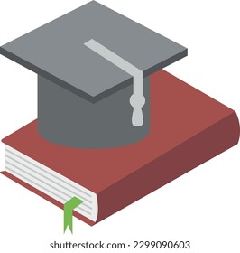 graduation Vector illustration on a transparent background. Premium quality symbols. Flat icons for concept and graphic design.