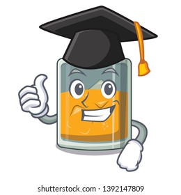 Graduation whiskey islated with in the character