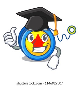 Graduation yoyo character cartoon style