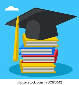 Graduations With blue background awesome