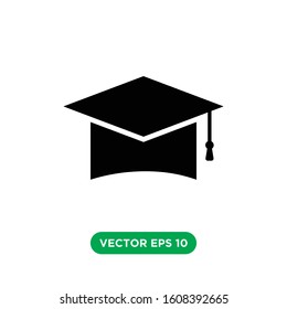 graduations hat icon vector concept design template