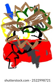 Graffiti abstract background. Abstract modern Messaging sign street art decoration, Discussion icon performed in urban painting style.