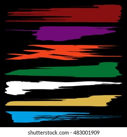 graffiti abstract color lines