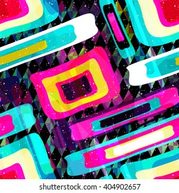 Graffiti abstract color seamless background