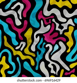Graffiti abstract color seamless background