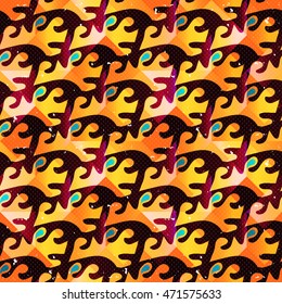 Graffiti abstract seamless pattern grunge effect vector illustration