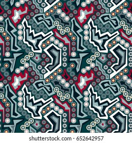 Graffiti abstract seamless pattern grunge effect vector illustration