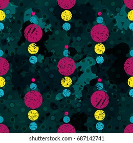Graffiti abstract seamless pattern grunge effect vector illustration