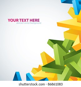 Graffiti. Abstract vector background