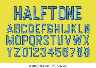 Graffiti alphabet, Graffiti letter Halftone, Vector EPS for poster, print files, tshirt design, logos