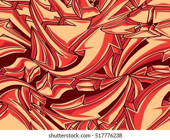 Graffiti arrows seamless background