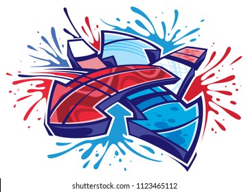 Graffiti art design