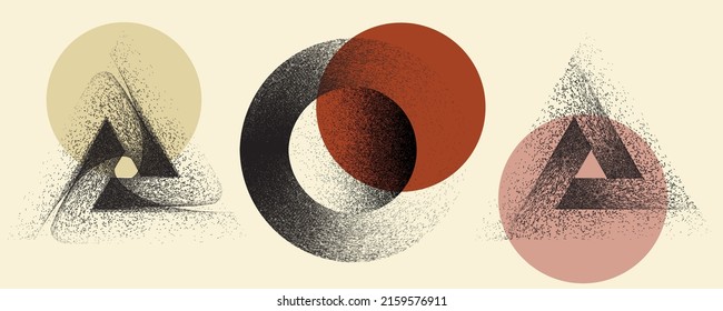 Graffiti art design . Noise dispersion logo . Spray effect .Grunge, grainy, gritty texture . Distressed element .vector 