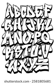 Graffiti Art Font Style Street