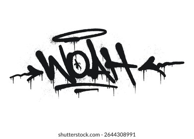 Graffiti Art Woah Digital Street Art Design