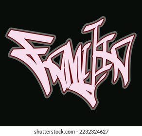 graffiti art word of FAMILIA