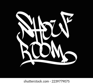 graffiti art word of SHOW ROOM