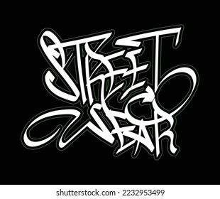 Graffiti-Kunstwort von STREET WEAR