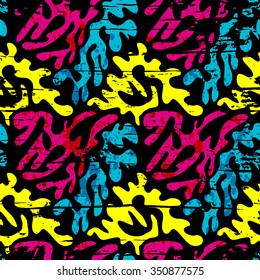 Graffiti Background seamless pattern