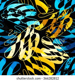 Graffiti Background seamless pattern