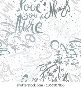 Graffiti background seamless pattern. Hand style tagging. Vandal vector lettering