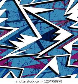 Graffiti background seamless texture
