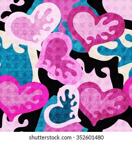 Graffiti background seamless texture
