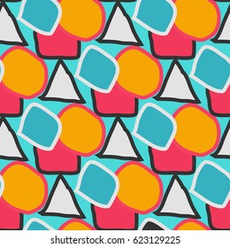 Graffiti background seamless texture