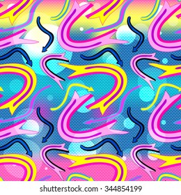 Graffiti Background Seamless Texture Vector Royalty Free Stock Illustration