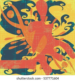 graffiti beautiful abstract background