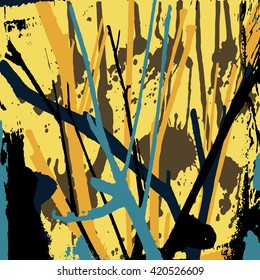 graffiti beautiful abstract background vector illustration