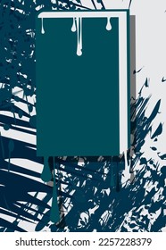 Graffiti Book Background. Abstract modern education street art decoration performed in urban painting style.