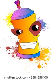 graffiti bottle and crazy art