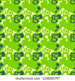 Graffiti bright pattern on black background seamless vector illustration